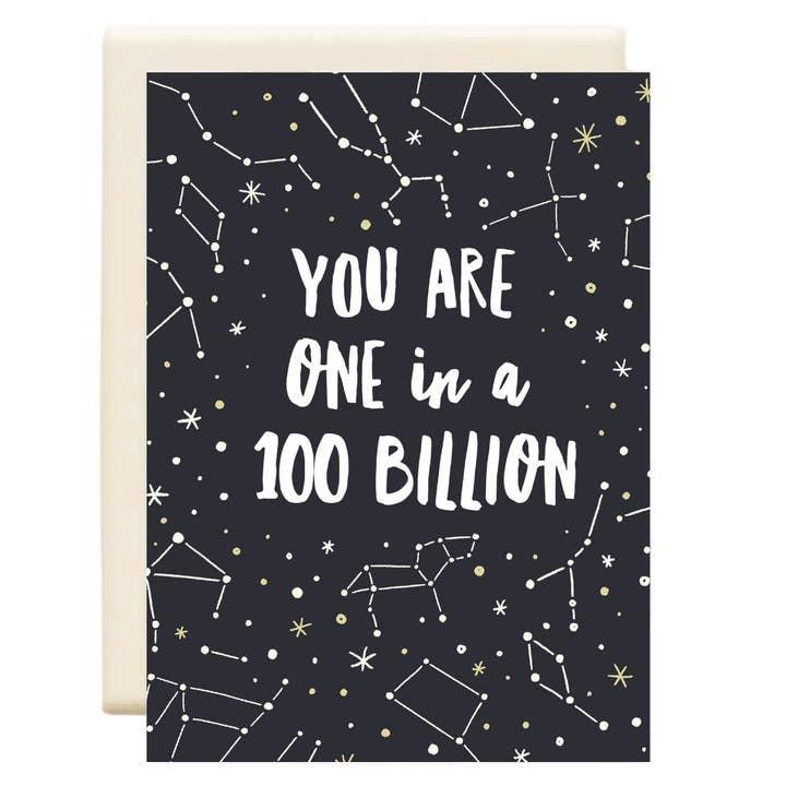 One In A Billion Greeting Card