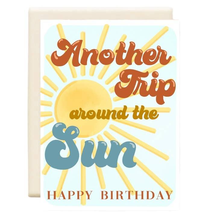 Trip Around The Sun Birthday Card