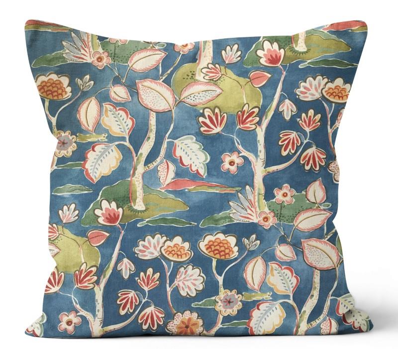 Freya Blue Indoor Toss Cushion, 20"Sq