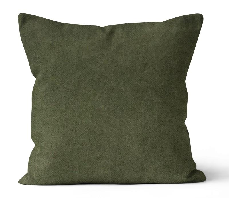 Olive Movelvet Indoor Toss Cushion, 20"Sq