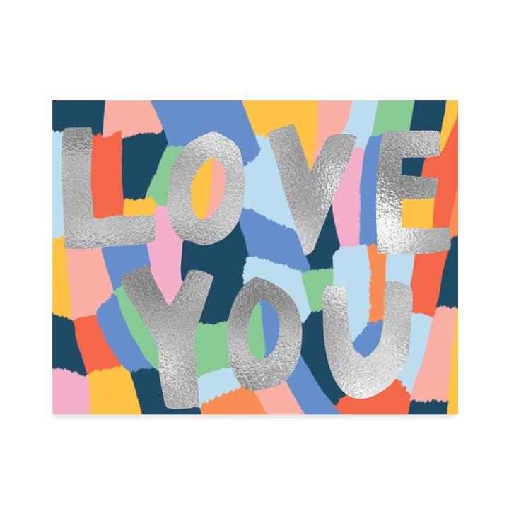 Abstract Love Greeting Card