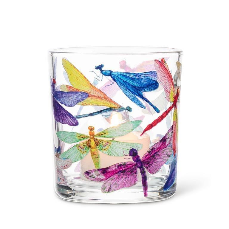 Fluttering Dragonflies Votive Candle Holder