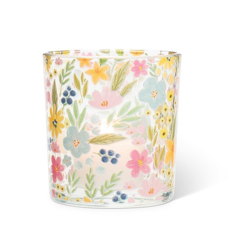 Pastel Florals Votive Candle Holder