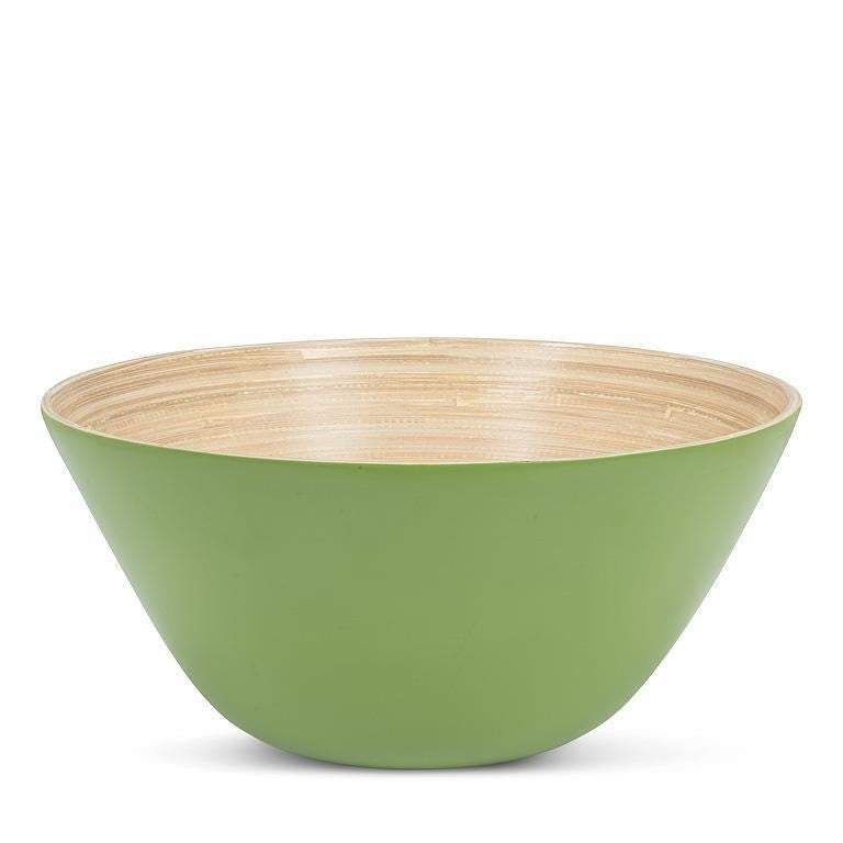 Large Deep Bamboo Bowl, 12"D