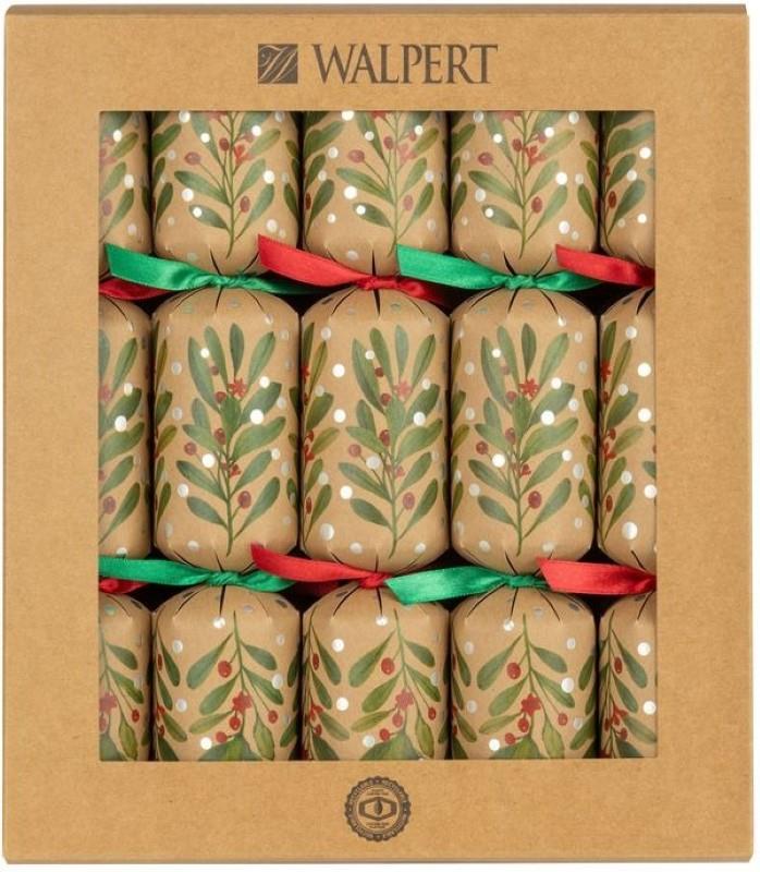 Eco Branches & Berries Christmas Crackers, Set of 10