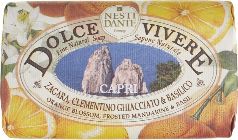 Nesti Dante Capri Orange Blossom, Frosted Mandarine, & Basil Soap Bar (250g)