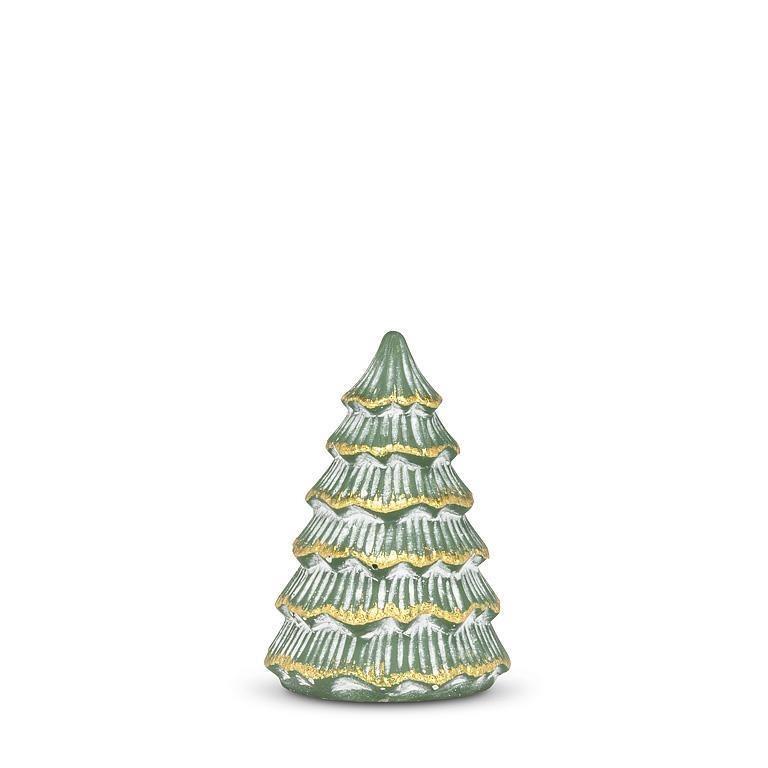 Mini Christmas Tree with Glitter, 4.5"H