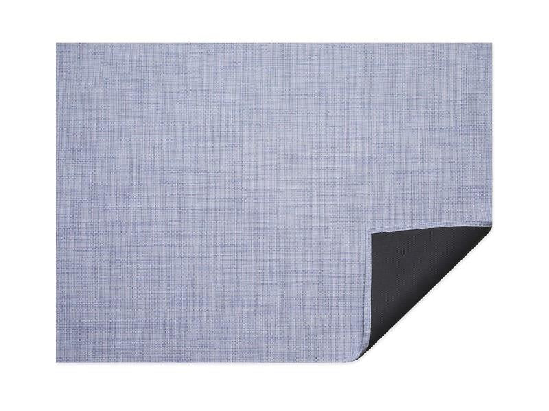 Chilewich Mini Basketweave Woven Floor Mat, Periwinkle