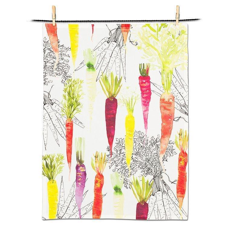 Heirloom Carrots Tea Towel