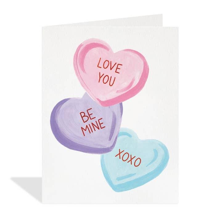 Candy Hearts Valentine's Day Card