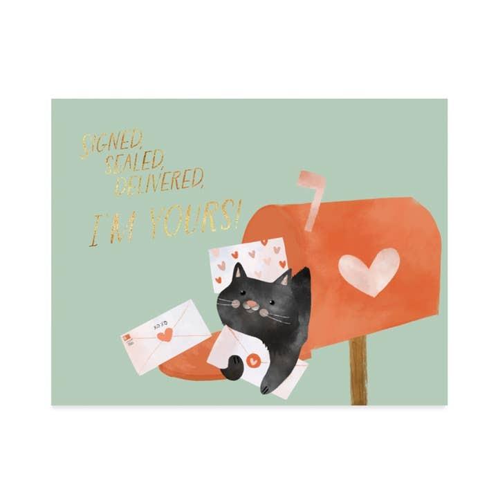 Signed Sealed Delivered Greeting Card