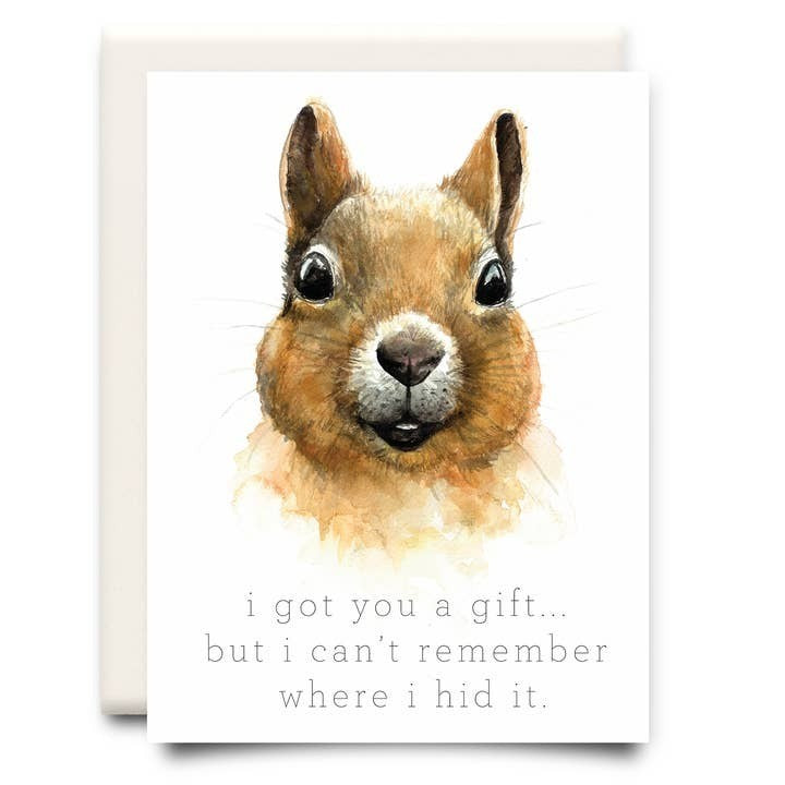Hidden Gift Birthday Card