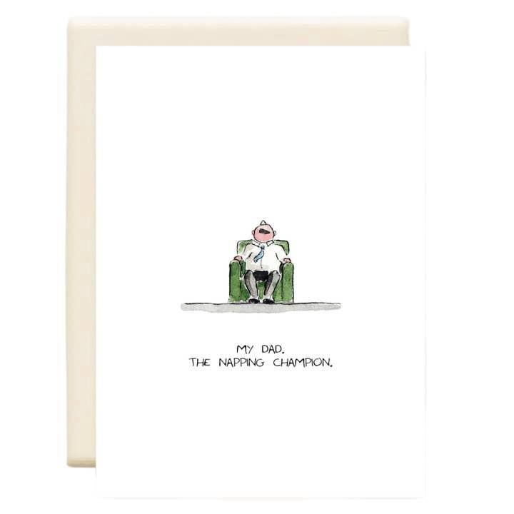 Dad Nap Father's Day Card