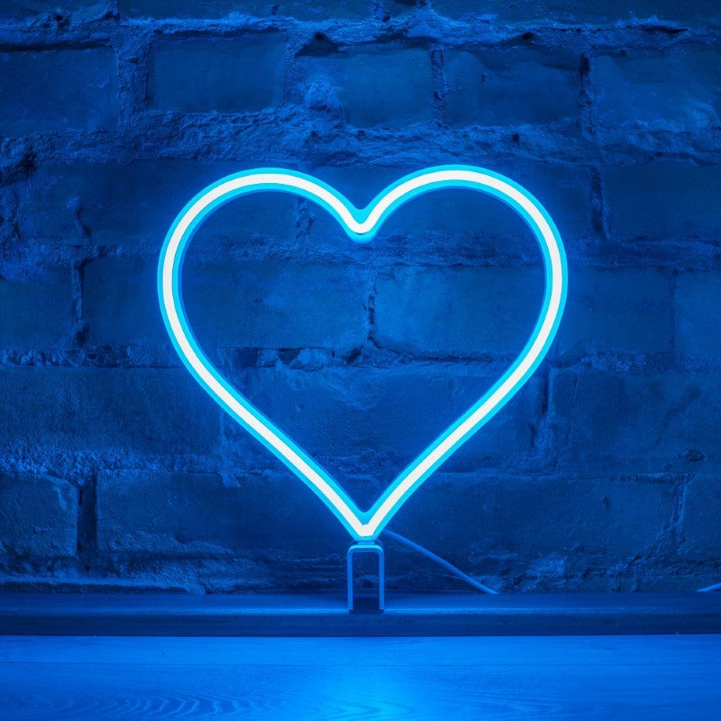Neon Hero Heart | Our Glowing Hearts