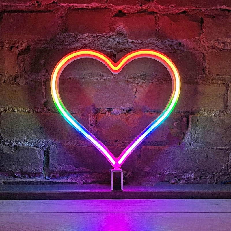 Signature Rainbow Heart | Our Glowing Hearts