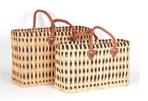 Blue Weave Pattern Bag