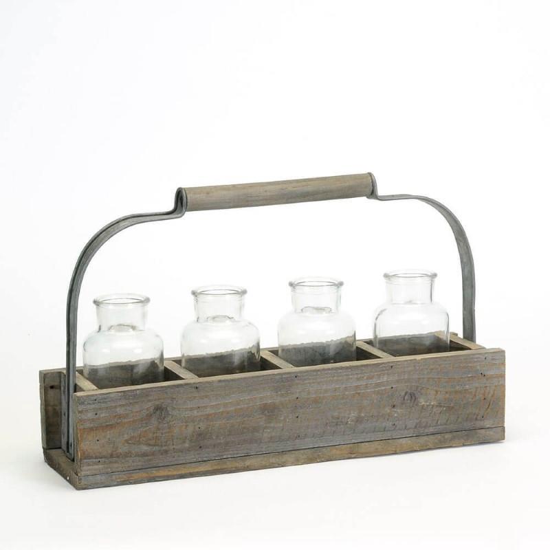 Handle Crate With Bottles