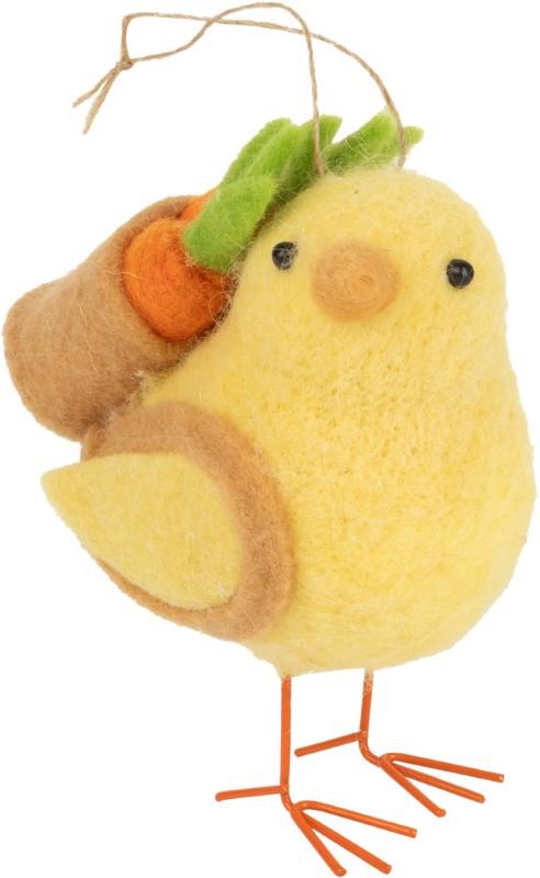 Felt Chick With Carrot Backpack Ornament