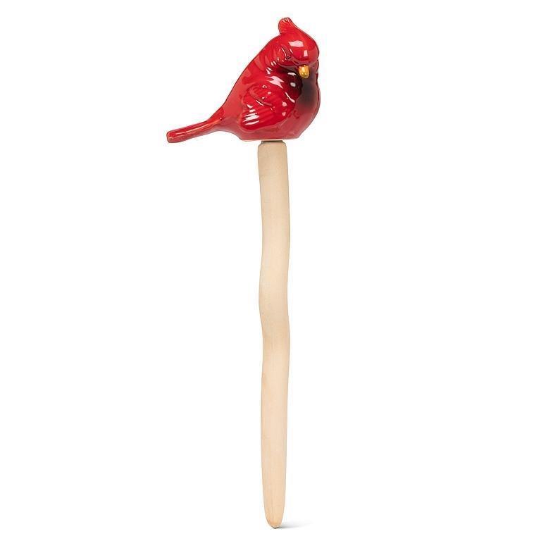 Wobbly Cardinal on Stake, 11.5"