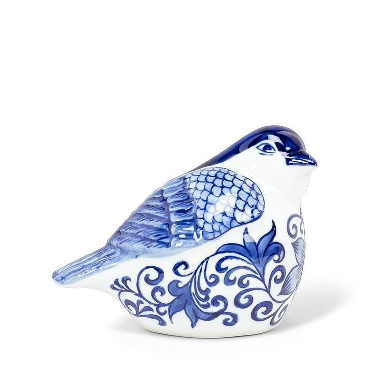 Porcelain Bird Figurine, 4.5"H