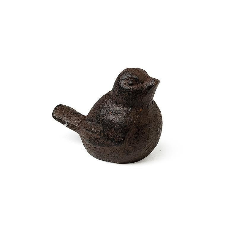 Mini Cast Iron Sitting Bird
