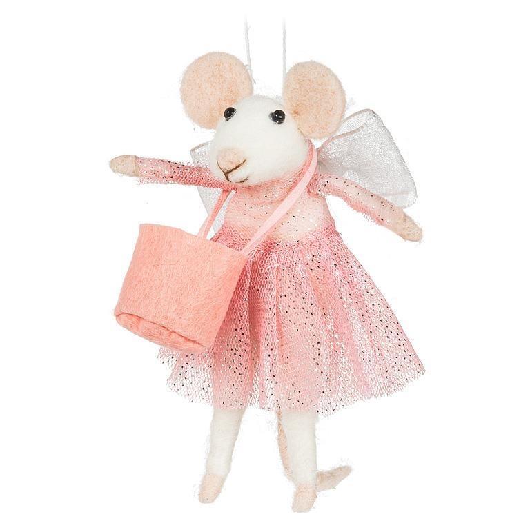 Tooth Fairy Mouse Orn with Tote