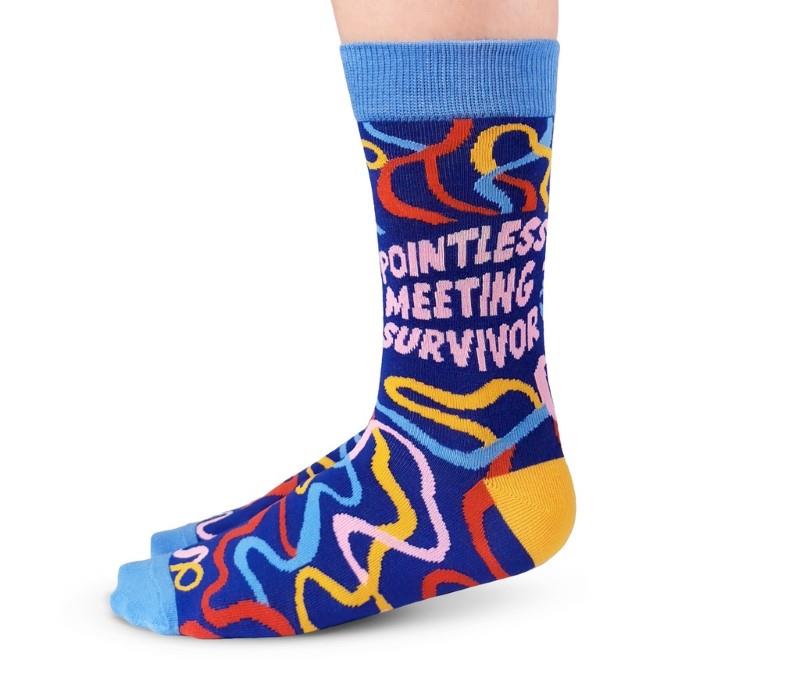 Pointless Meetings Socks - SM