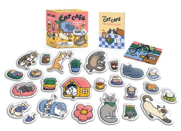 Cat Cafe Magnet Set | Mini Kit