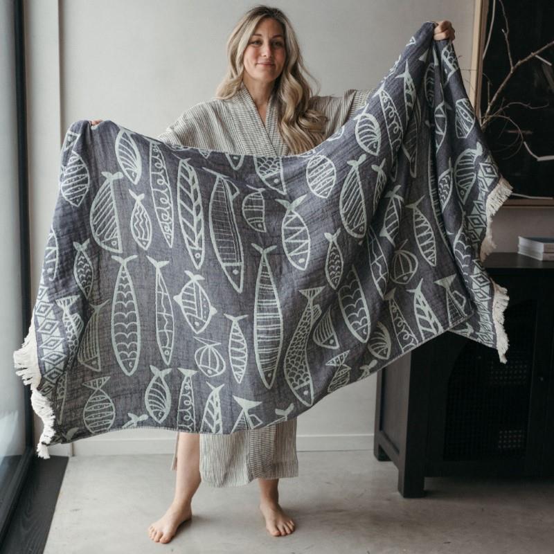 Pokoloko Fish Family Towel