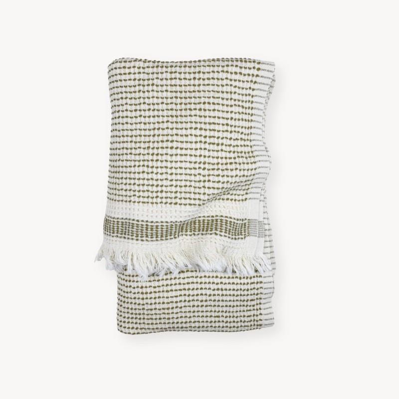 Pokoloko Richmond Road Waffle Towel - Hickory
