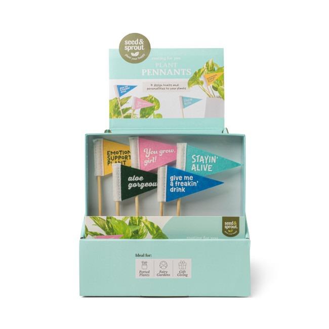 Seed &amp; Sprout® Rooting For You Plant Pennants, Pack/5