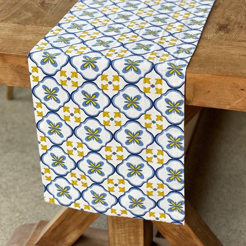 Positano Cotton Table Runner