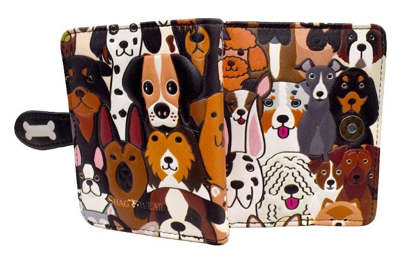 Black Doggie Crowd Wallet
