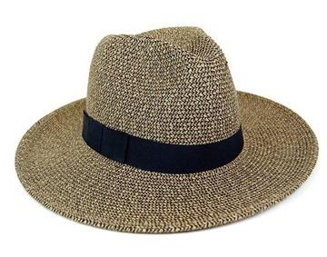 Heathered Safari Hat With Black Band