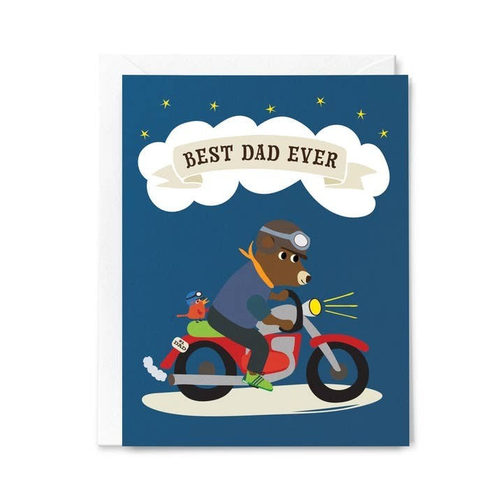 Best Ever Bear Father's Day Card