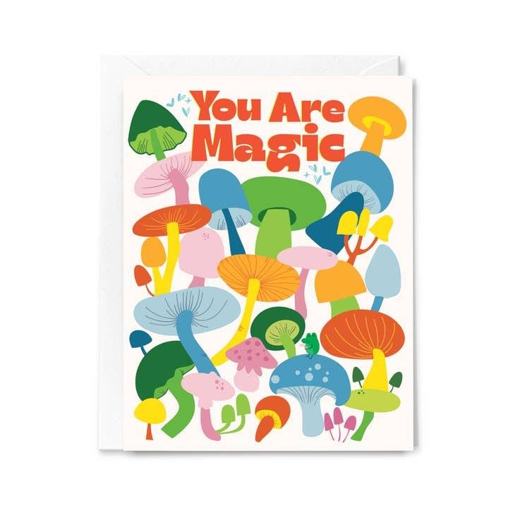 Magic Mushroom Greeting Card