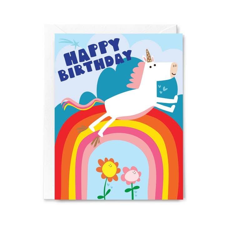 Unicorn Birthday Card