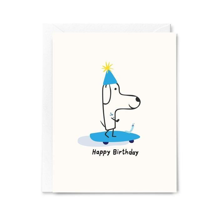 Stanley&#39;s Skateboard Birthday Card