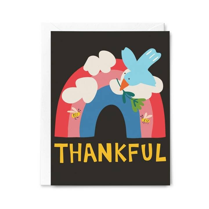 Rainbow Thank You Card