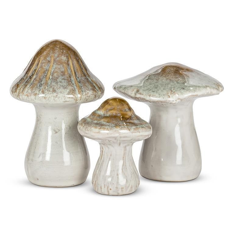 Porcelain Mushroom Figurine