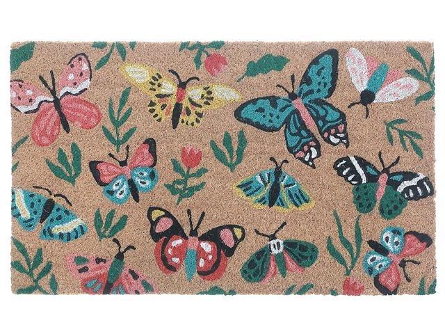 Garden Butterflies Coir Doormat