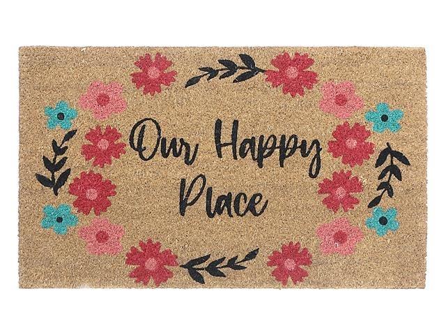 Our Happy Place Coir Doormat