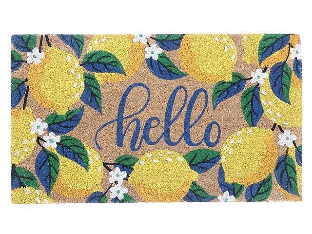 Hello Lemon Coir Doormat