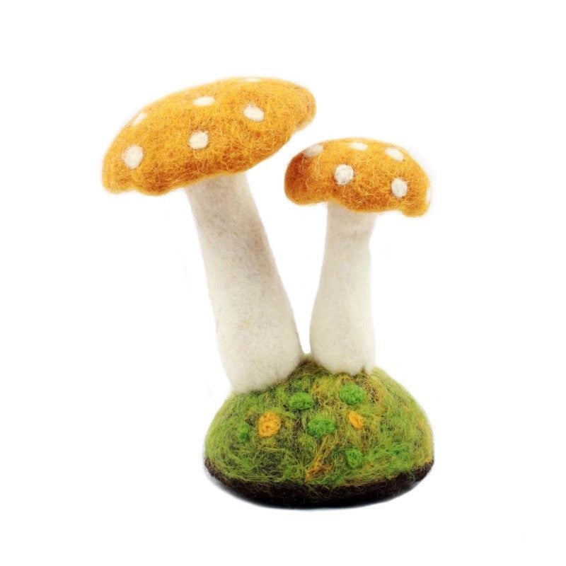 Felt Twin Mushrooms