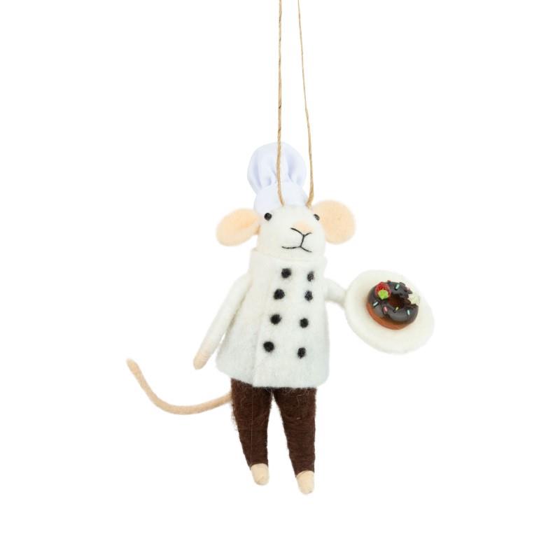 Chef Mouse Ornament
