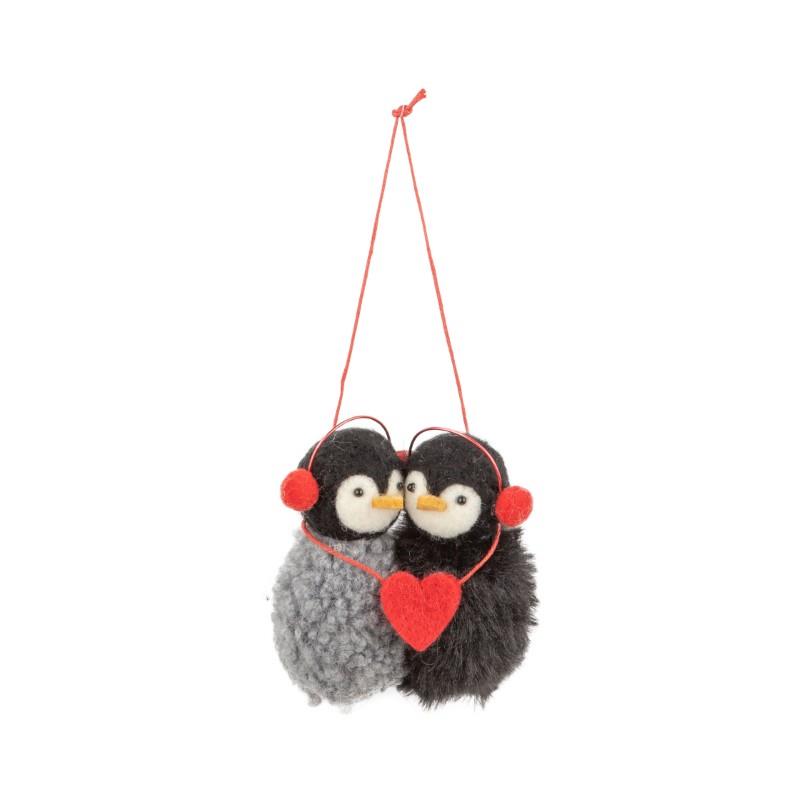 Penguin Couple Ornament