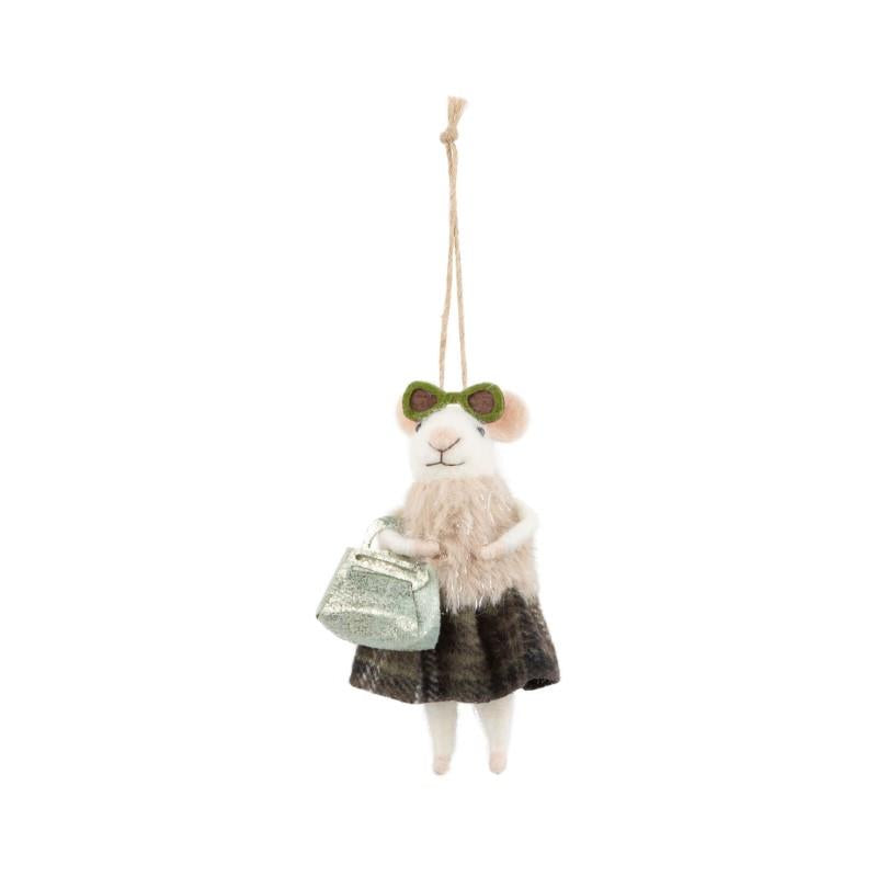 Mouse With Sunglasses &amp; Fur Coat