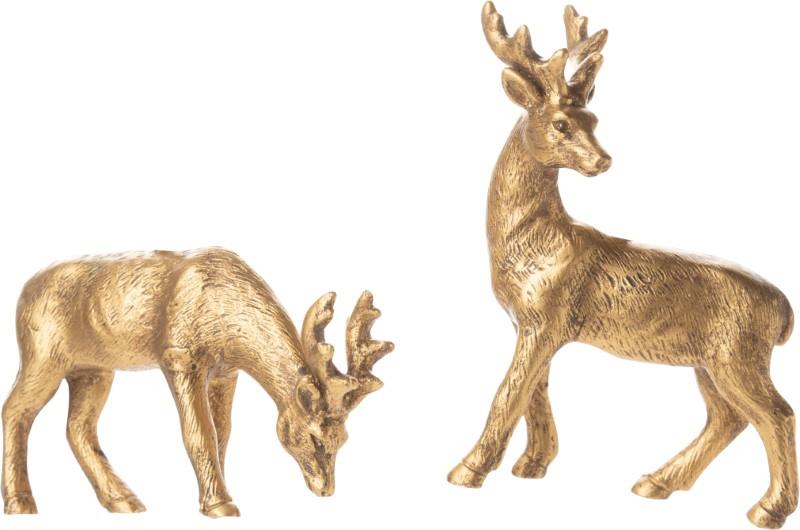 Antique Gold Deer Ornament