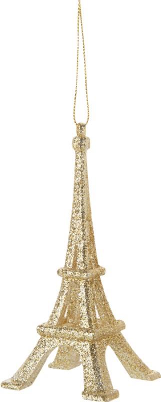 Gold Eiffel Tower Ornament