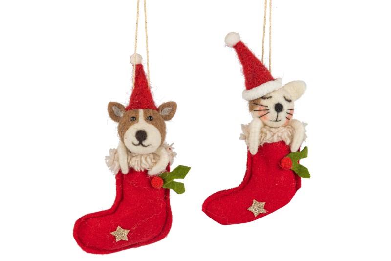 Pet In Stocking Ornament